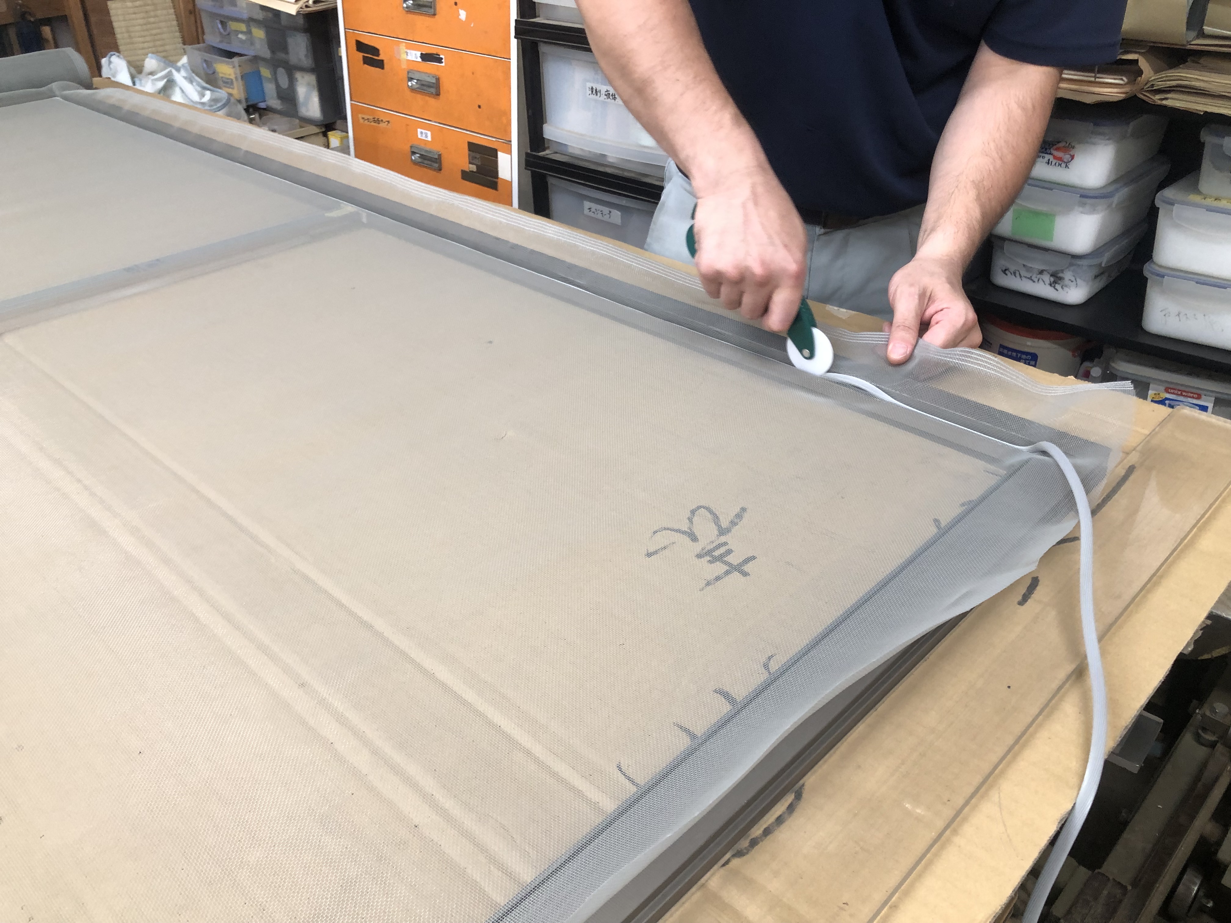 網戸張替えの季節